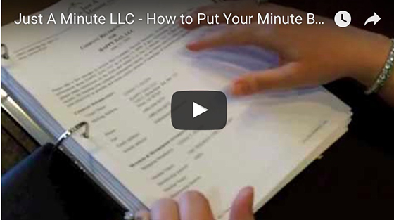 How To Put Your Minute Book Together